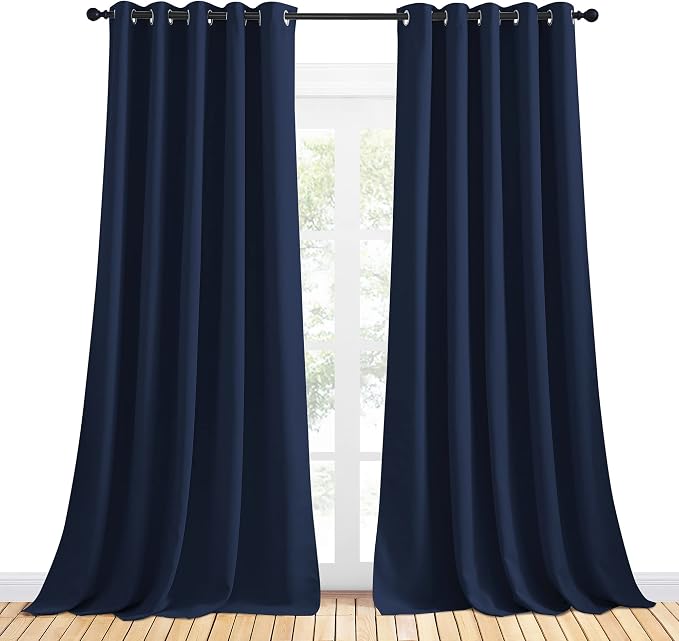 NICETOWN Blackout Curtain Panels, Window Treatment Energy Saving Thermal - Image 2