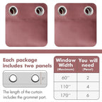 MIULEE Blackout Curtains for Bedroom Living Room Thermal Insulated Room - Image 6