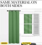 NICETOWN Froest Green Blackout Curtains 78 inches Length - Image 5