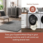 nuLOOM 5' x 8' Cozy Plush Area Rug, Machine Washable, Soft Fluffy Shag Carpet - Image 3