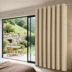 Joydeco Blackout Patio Sliding Door Curtains 96 Inches Long, Grommet Privacy - Image 3