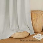 NICETOWN Thick Linen Gray Curtains - Image 7