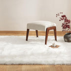 Ashler Faux Fur Rug, Fluffy Shaggy Area Rug Ultra Soft 4 x 6 Feet Rectangle Fur - Image 4