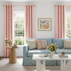 100% Blackout Shield Linen Blackout Curtains - Image 5