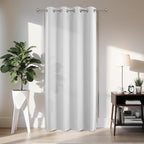 Joydeco Blackout Door Curtain for Doorway Privacy 72 Inches Long, Grommet by JOYDECO