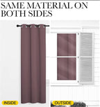 NICETOWN Dry Rose Blackout Curtains - Image 6