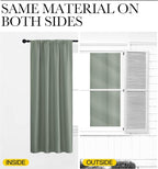 NICETOWN 2 Panels Blackout Curtains, Rod Pocket Thermal Insulated Drapes 84 - Image 7