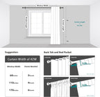 Deconovo Blackout Curtain Panels - Image 8