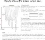 Joydeco Chocolate Custom Solid Single Blackout Curtain - Image 7