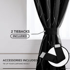 Deconovo Black Out Curtains for Living Room, 42 x 95 Inch Length 2 Panels Set - Image 4