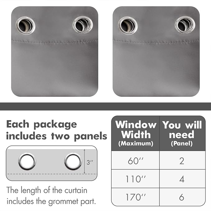 MIULEE Blackout Curtains 96 Inches Long - Image 6