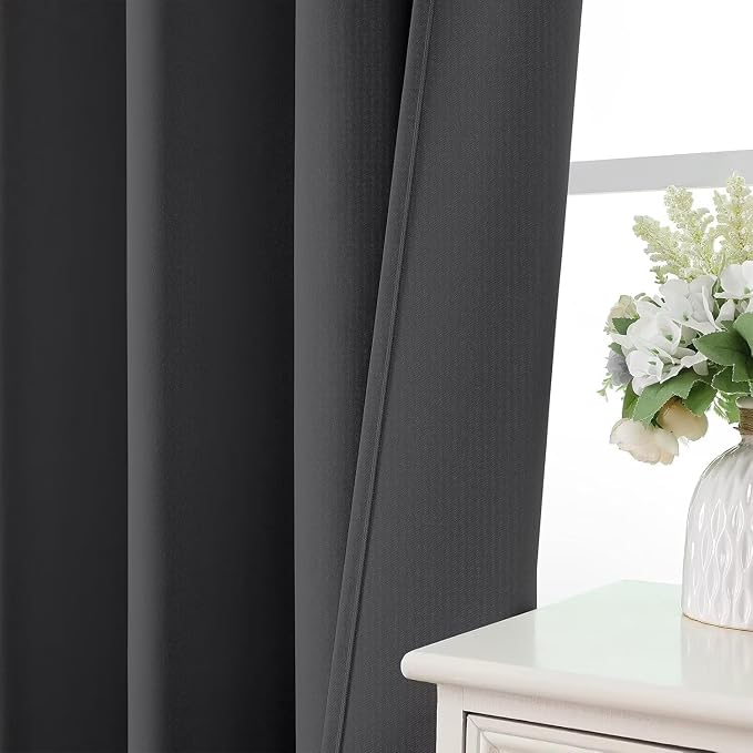 Joydeco Blackout Curtains 72 Inches Long 2 Panels Set, Thermal Insulated Long - Image 7