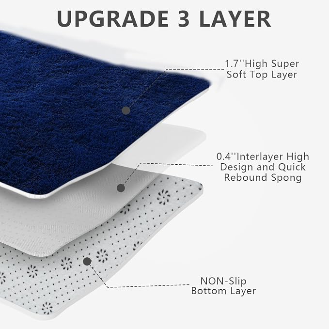 Shag Area Rugs for Bedroom Living Room, Ultra Soft Fluffy Area Rugs for Dorm - Image 4
