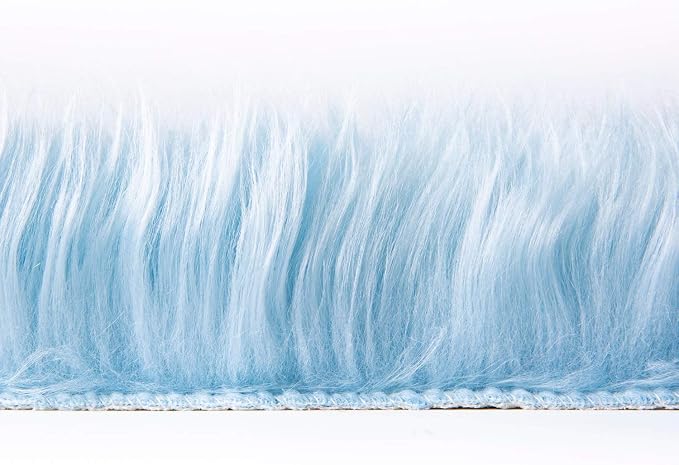 Ashler faux fur rug, Fluffy Shaggy Area Rug Ultra Soft 3 x 5 Feet Rectangle Fur - Image 6