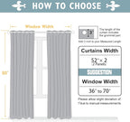 ChrisDowa 100% Blackout Curtains 90 inch Long - Image 6