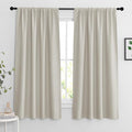 RYB HOME Extra Wide Curtains for Bedroom Living Room 63 inches Long, Thermal by RYBHOME