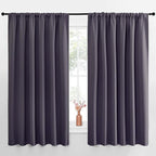 NICETOWN Blackout Curtains for Bedroom, 1 Pair, 62 by 63-inch, Window Treatment by NICETOWN