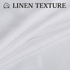 RYB HOME Extra Long Linen Sheer Curtains 108 inches Long, W 52 x L 108 inches - Image 5