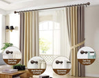 KAMANINA Single Curtain Rod 32 to 58 Inch, 7/8 Inch Antique Bronze Adjustable - Image 4