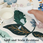 2x6 Washable Hallway Runner Rug: Floral Kitchen Rugs - Image 6