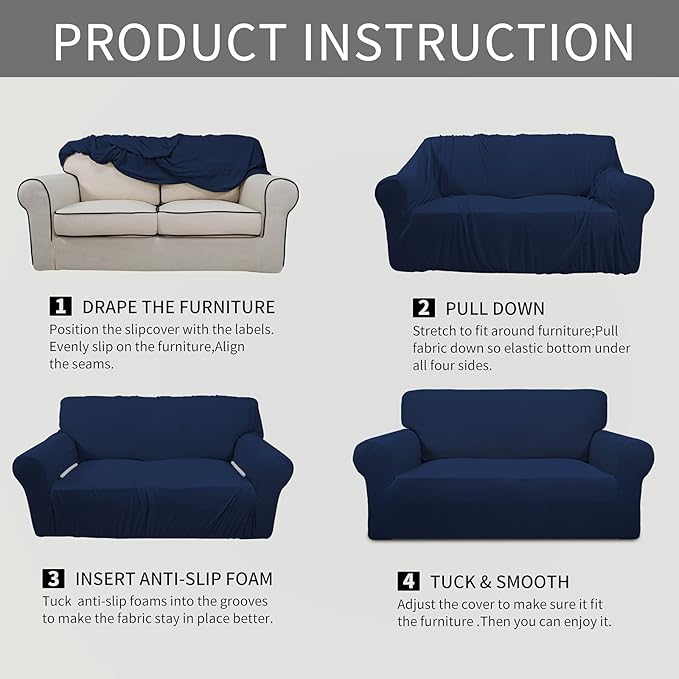 Easy-Going Stretch Chair Sofa Slipcover 1-Piece Couch Sofa Cover Furniture - Image 6