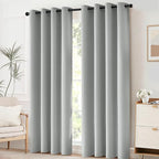 Yakamok Blackout Curtains Room Darkening Thermal Insulated Grommet top Window - Image 3