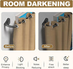 GXOACKJ Black Wrap Around Curtain Rods - Image 2