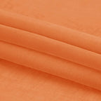 DWCN Sheer Curtains 45 inches Long 2 Panels Set, Rod Pocket Orange Voile Sheer - Image 6