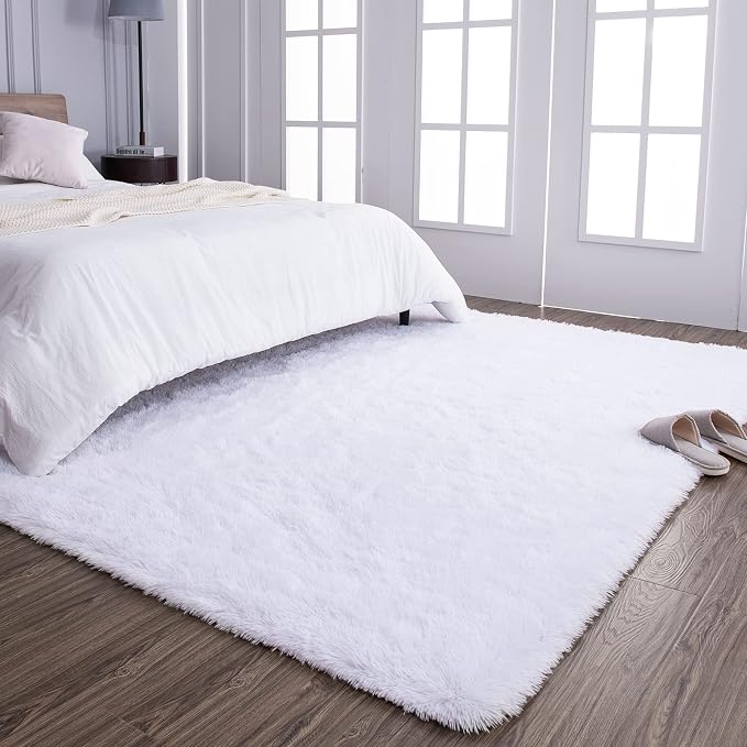 TWINNIS Super Soft Shaggy Rugs Fluffy Carpets 9x12 Feet, Indoor Modern Plush - Image 2