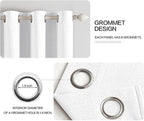MIULEE 100% Blackout Linen Textured Curtains - Image 4
