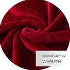 JIAHANNHA Red Throw Blanket Fleece Blanket Throw Size, Super Soft Cozy Plush - Image 4