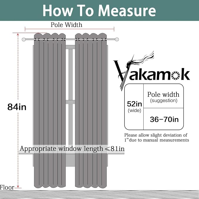 Yakamok Navy Blackout Curtains for Bedroom Window Treatment Boys Girls Kids - Image 7