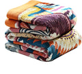MSGKV Boho Throw Blanket for Bed 60"x80" 100% Cotton Couch Twin Size Blanket by MSGKVHomeTextiles