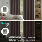 Simplebrand Ava Chocolate Blackout Curtains - Image 7