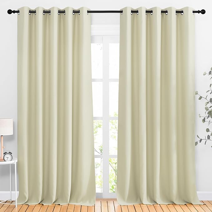 NICETOWN Room Darkening Curtains Extra Long 110 Inches, Grommet Thermal by NICETOWN