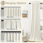 Pitalk Extra Wide Curtains 60 Inches Wide - Image 6