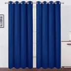 LEMOMO Blackout Curtains 66 x 95 inch/Royal Blue Curtains Set of 2 - Image 2
