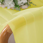 OWENIE Sheer Lemon Curtains for Bedroom Living Room 63 Inch Length 2 Panels Set - Image 6