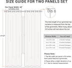 100% Blackout Shield Linen Blackout Curtains - Image 7
