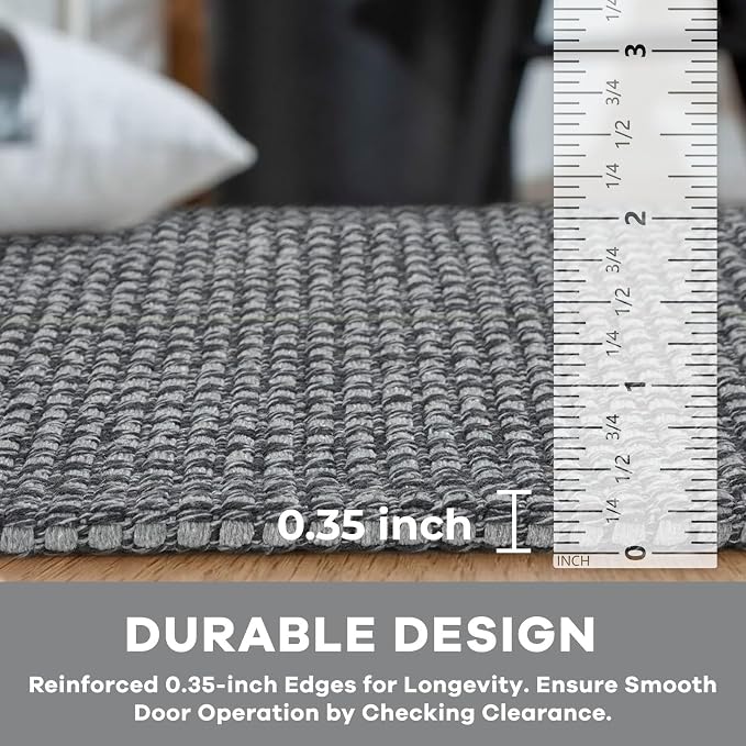 KOZYFLY Long Runners for Hallways 2x12 ft Washable Kitchen Runner Non Slip - Image 4