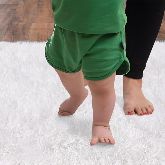 Soft Runner Rugs for Bedroom Hallways, 2x4 White Fluffy Shag Throw Area Rug Non - Image 7