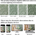 Lecloud Leia Sage Green Sheer Kitchen Curtains 18 Inch Length 2 Pcs, Jacquard - Image 7