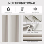 Joydeco Blackout Curtains 108 Inch Length 2 Panels Set, Thermal Insulated Long - Image 3