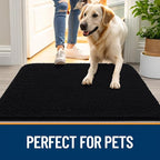 OLANLY Dog Door Mat for Muddy Paws 59x35, Absorbs Moisture and Dirt, Absorbent - Image 6