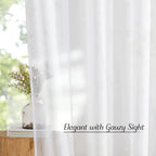 NICETOWN Grommet Top Sheer Curtains - Image 5
