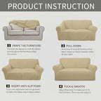 Easy-Going Stretch Sofa Slipcover 1-Piece Sofa Cover Furniture Protector Couch - Image 8