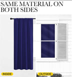 NICETOWN Curtains for Bedroom, All Season Thermal Insulated Solid Rod Pocket - Image 4
