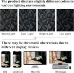 Lecloud Leia Black Sheer Kitchen Curtains 18 Inch Length 2 Pcs, Jacquard Leaf - Image 7