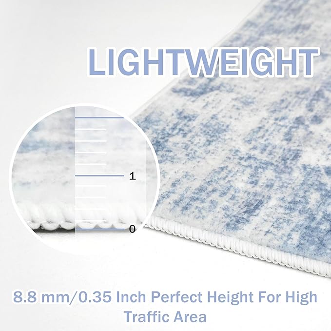 IOHOUZE Abstract Runner Rug 3x12 Ft Washable Runners - Image 5