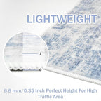 IOHOUZE Abstract Runner Rug 3x12 Ft Washable Runners - Image 5